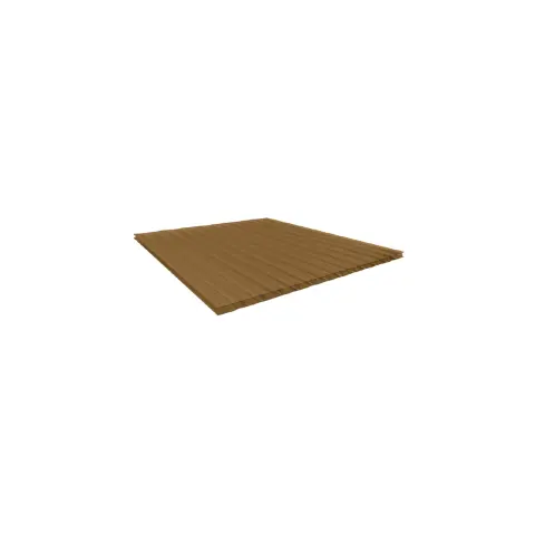 RAVAK ROOFING BROWN POLYCARBONATE TWIN.POLYCARB TWIN WALL