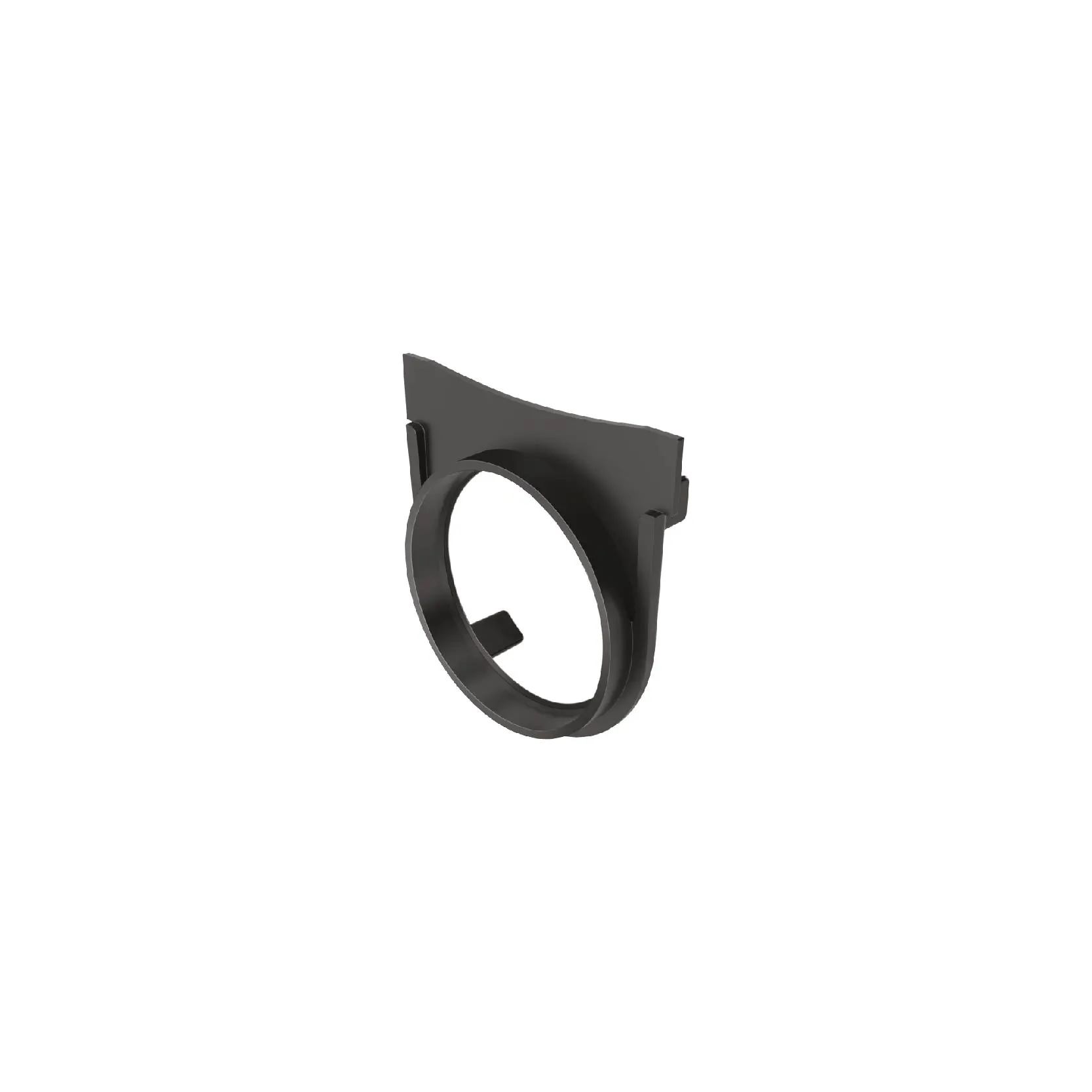 RELN DRAINAGE 3504 BLACK PLASTIC GRATE END OUTLET RAIN DRAIN