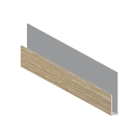 POLYWOOD PANELLING ACCESSORIES 53489 BAMBOO DARK PVC DIVIDER (H-JOINT)