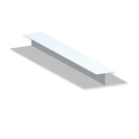 POLYWOOD PANELLING ACCESSORIES 67050 CHECKERED WHITE PVC DIVIDER (H-JOINT)