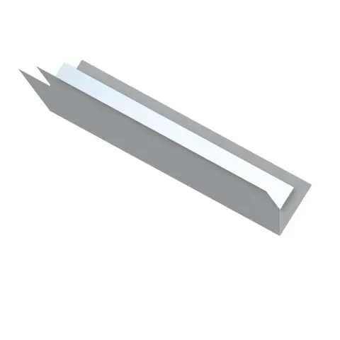 POLYWOOD PANELLING ACCESSORIES 67050 CHECKERED WHITE PVC INTERNAL CORNER