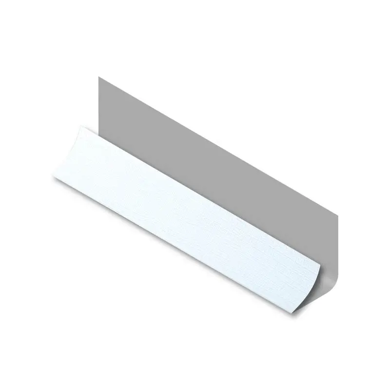 CHECKERED WHITE CORNICE (TOP JOINT) PVC