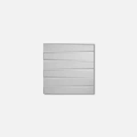 ART DECO WALL ACCENT BLADET WHITE WALL TYPE 3D