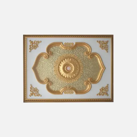 ART DECO CEILING BOARD JB/JS120160-052(G) WHITE PVC DECORATIVE STANDARD