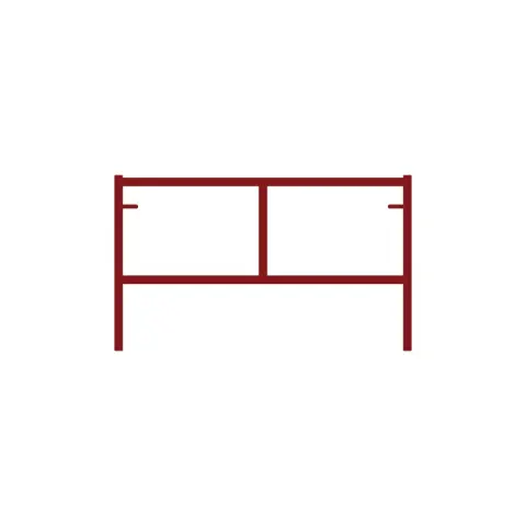 XTEND MASON FRAME MF-03 RED METAL FRAME STANDARD