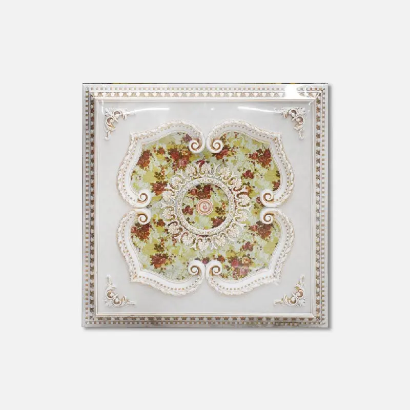 ART DECO CEILING BOARD CAC-819 BR1010-F-001100 WHITE PVC STANDARD