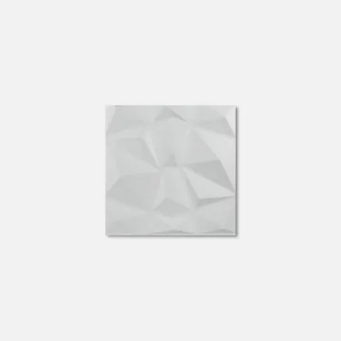 ART DECO WALL ACCENT DIAMOND WHITE WALL TYPE 3D