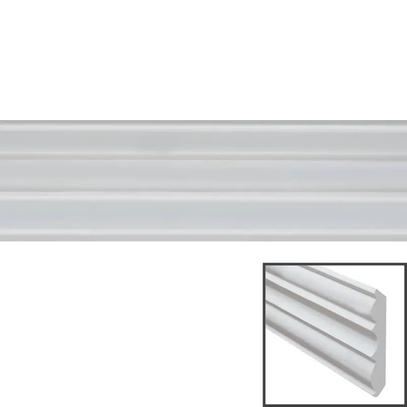DESIGNCRAFT MOULDING MDT-1120 M22-P WHITE WOODEN STANDARD