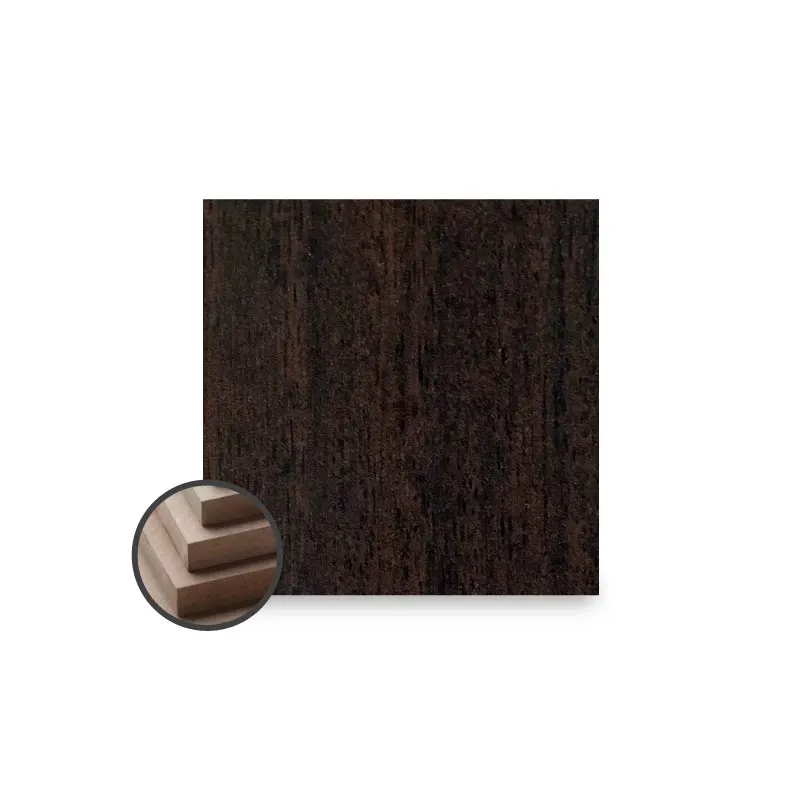 VP MDF BOARD VM20610 NATURAL MERBAU WOOD 2-SIDE LAMINATED WOOD GRAIN