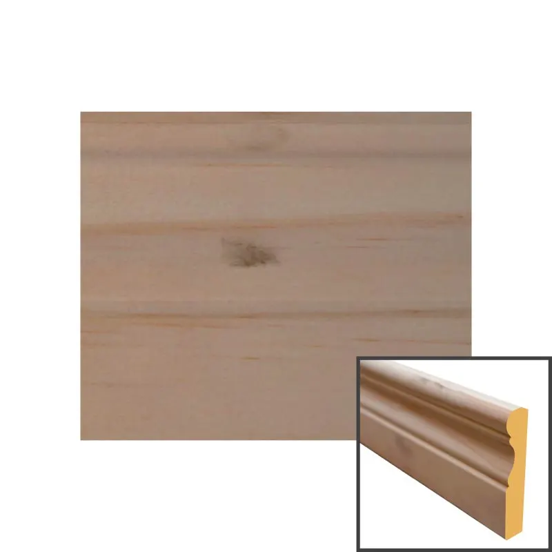 NZ WOOD MOULDINGS BB-48918 NATURAL RADIATA PINE TREATED SOLID