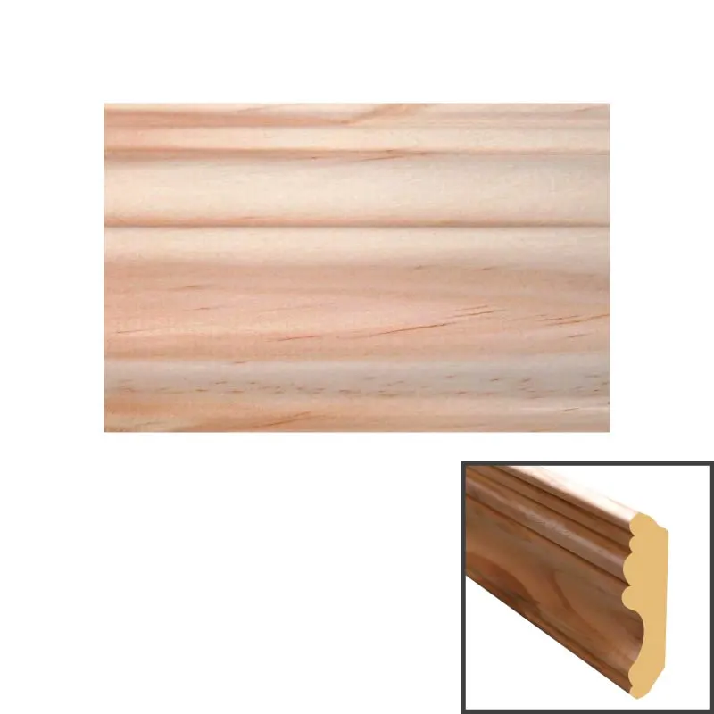 NZ WOOD MOULDINGS C-375 NATURAL RADIATA PINE TREATED SOLID