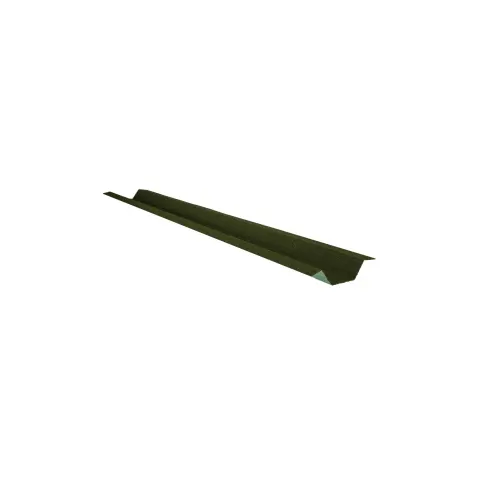 RUBY TILE ROOFING BLACK/GREEN GALVANIZED STEEL