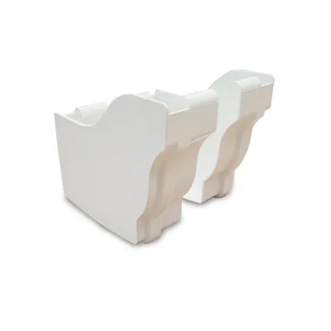 RAVAK GUTTER END CAP ERL0623-KG607 WHITE UPVC