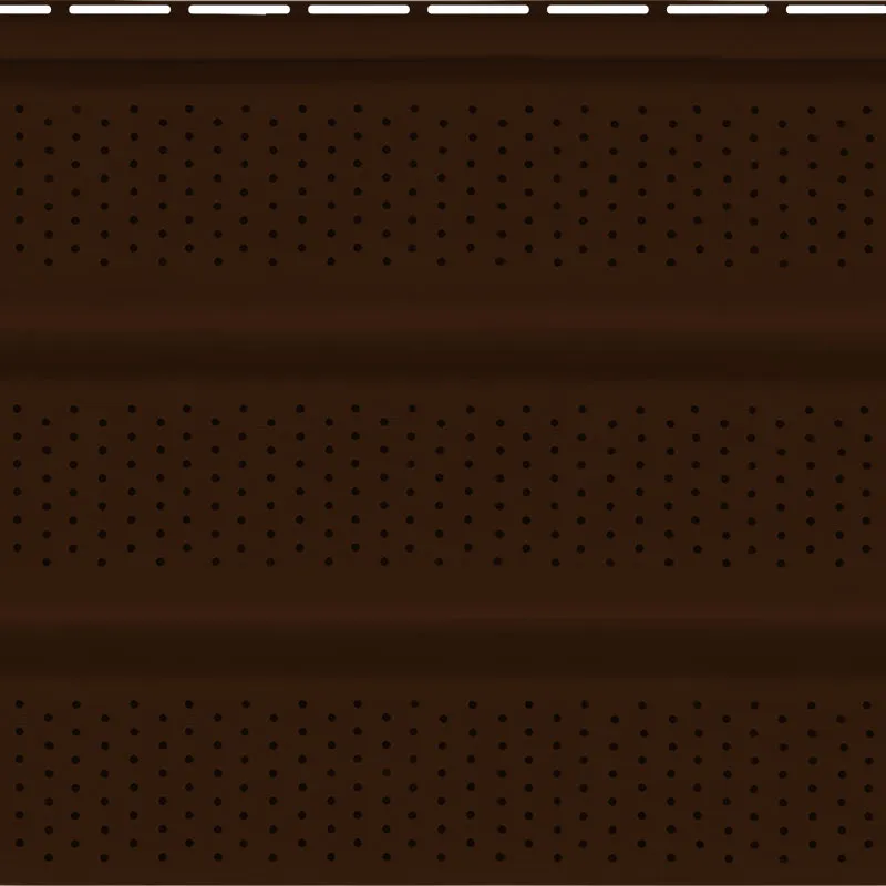 POLYWOOD SOFFIT PANEL SPM0823-BB CHOCO BROWN PVC PERFORATED