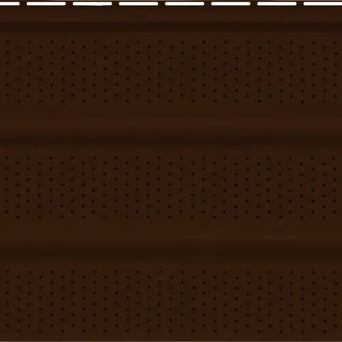POLYWOOD SOFFIT PANEL SPM0823-BB CHOCO BROWN PVC PERFORATED