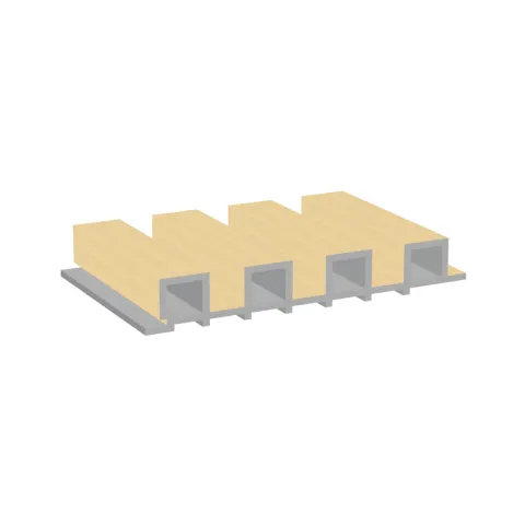 EVOWOOD PANELLING PEN1123-GC-01 MEEPLE WOOD WPC FLUTED