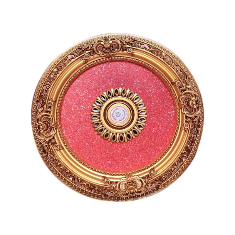 ART DECO DECORATIVE BOARD DAC1123-BRRD62-F-52 RED GOLD PS ROUND