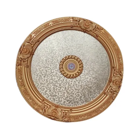 ART DECO DECORATIVE BOARD DAC1123-BRRD90-S-088 SILVER PS ROUND
