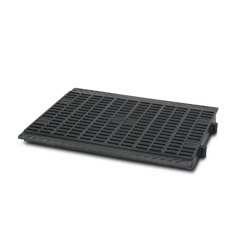 POLYWOOD DRAINAGE FDR 400 BLACK PP DRAIN COVER HEAVY DUTY RECTANGULAR