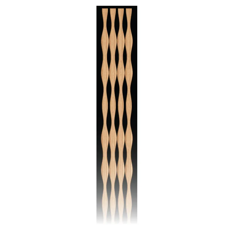POLYWOOD ACOUSTIC WALL PANEL AWPH0124-D TEAK WOOD ACOUSTIC, PVC WAVE