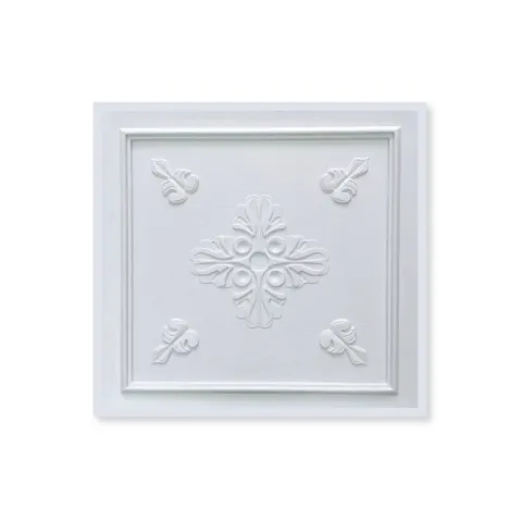 POLYWOOD CEILING TILE CPL0624-6006-WHITE WHITE PVC