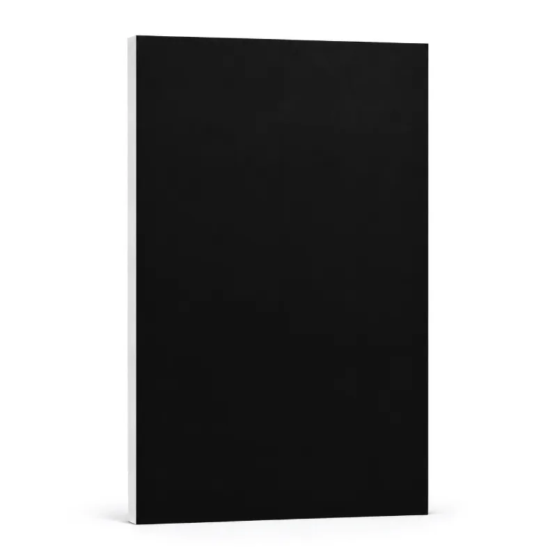 POLYWOOD FOAM BOARD FPM0126-PVCBLACK18 BLACK PVC LAMINATED