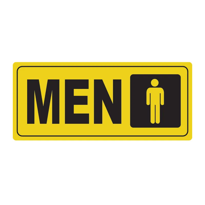 MMC SAFETY SIGNAGE YS-768 YELLOW VINYL/PVC/ALLOY MEN