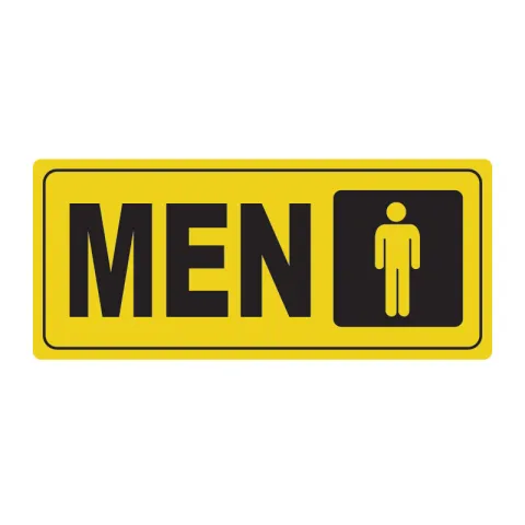 MMC SAFETY SIGNAGE YS-768 YELLOW VINYL/PVC/ALLOY MEN