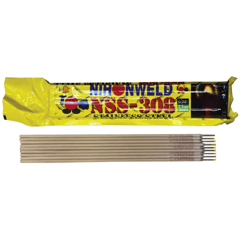 NIHON WELDING ROD NSS-308 GRAYISH WHITE STAINLESS STEEL + WELDING FLUX