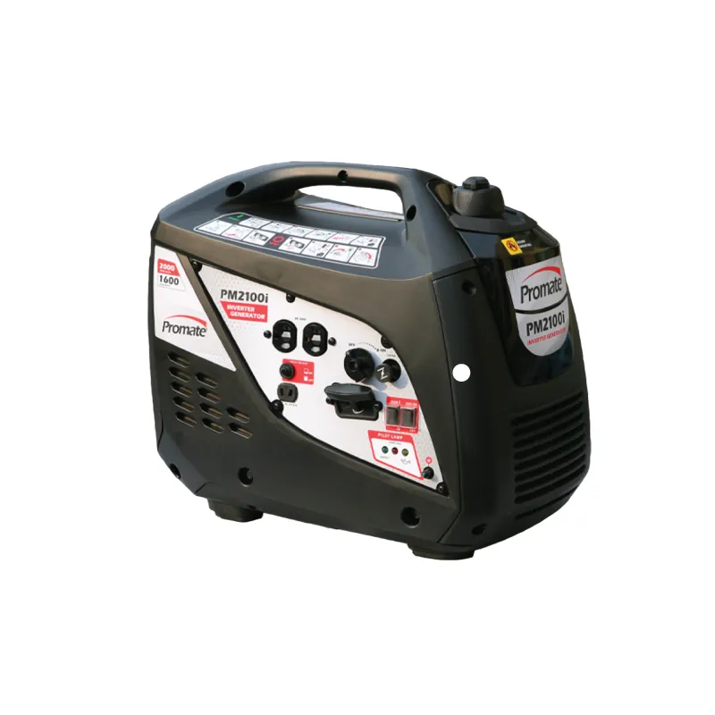 PROMATE INVERTER GENERATOR PM2100i BLACK PVC 2000 WATTS GASOLINE SQUARE