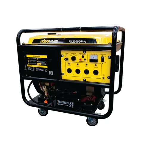 HAUSMANN GENERATOR R12000DP-A YELLOW IRON/STEEL/ALLOY 11-12.5KW GENERATOR LOUVER TYPE