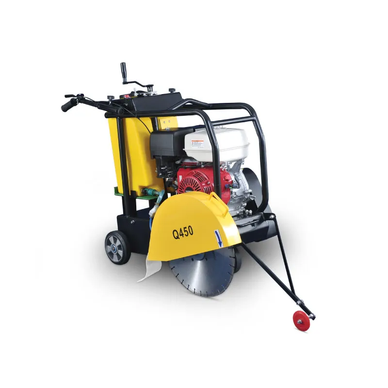 C-POWER FLOOR SAW HP-Q450L YELLOW METAL 9HP R270 HAUSMANN ENGINE WITH BLADE SHAFT (25.4MM)