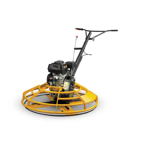 C-POWER POWER TROWEL HP-S100L YELLOW METAL 6.5HP R200F HAUSMANN ENGINE WITH 4PCS BLADES