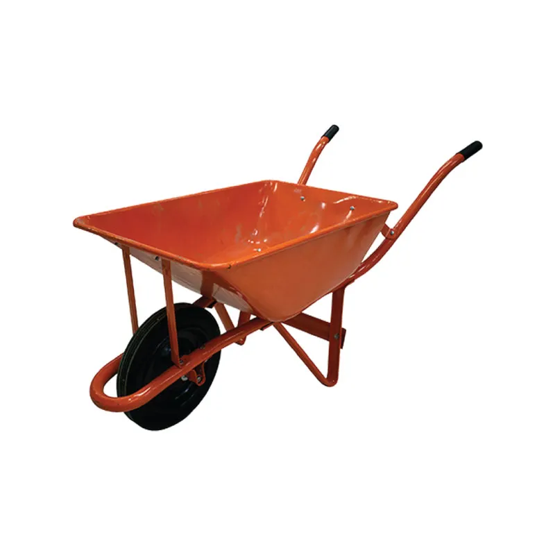 HAUSMANN WHEEL BARROW ORANGE METAL 150KG