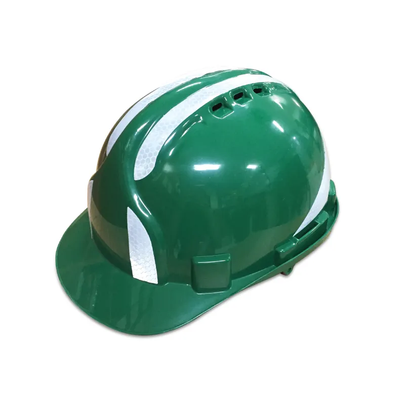 HAUSMANN HELMET HSY920G W-036R ABS R.TAPE GRN GREEN ABS HELMET STANDARD