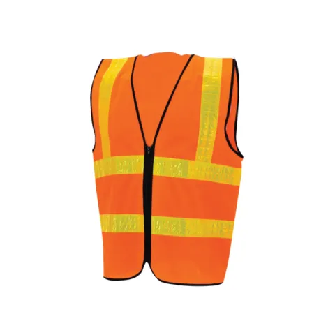 HAUSMANN VEST STR-RV1 Y-1009 PVC KNIT ORANGE POLYESTER VEST STANDARD