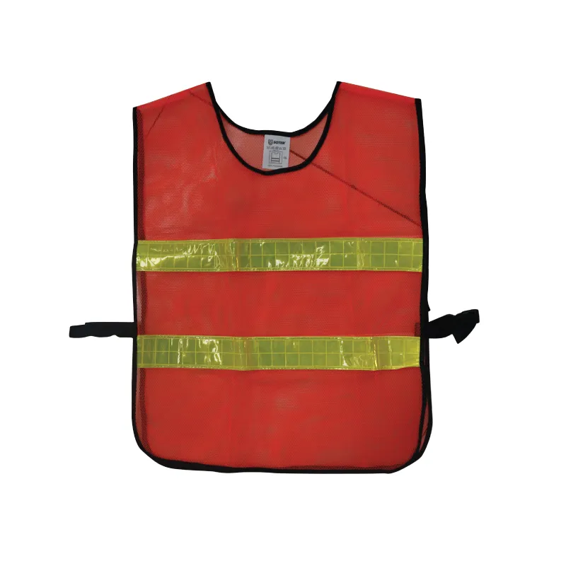 HAUSMANN VEST VS0620 Y-1023B RFLCTV MSH ORNG YELLOW POLYESTER VEST STANDARD