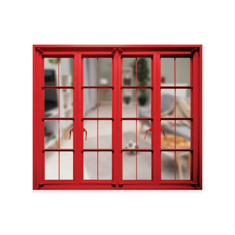 BUENAVISTA CASEMENT RED STEEL WINDOW PLAIN