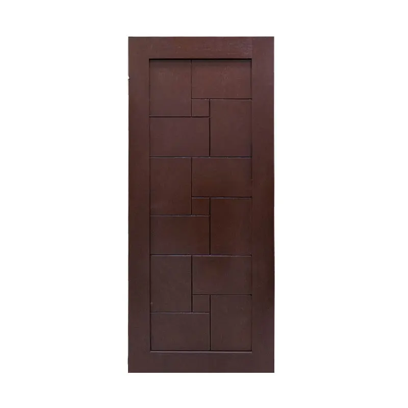 DESIGNCRAFT SOLID DOOR WILSON DARK WOOD GRANDIS DOOR SERIES SOLID