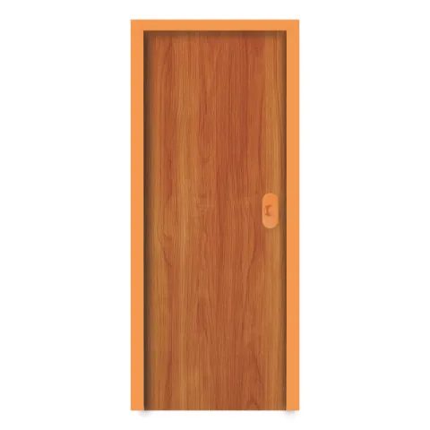 POLYWOOD DOOR PLP-DP0727 WOOD PVC PLAIN