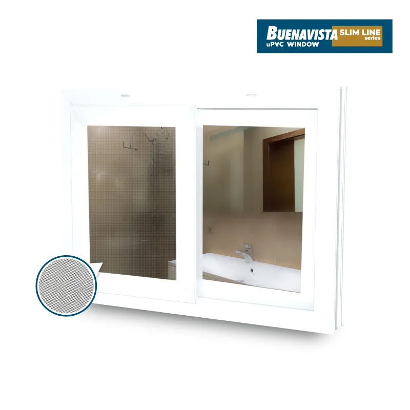 BUENAVISTA WINDOWS 6060SWTD CLEAR UPVC SLIDING WITH SCREEN