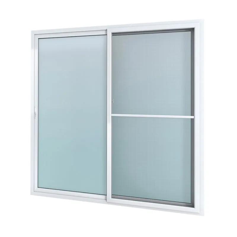 BUENAVISTA DOOR DBY0822-ASD1821 WHITE ALUMINUM SLIDING TEMPERED GLASS