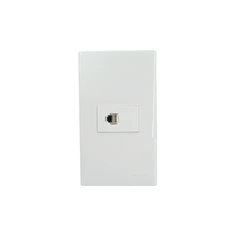 PANASONIC MODULAR JACK WEG2164 WHITE PLASTIC TELEPHONE W/SHUTTER