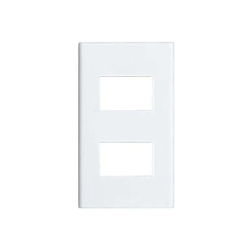 PANASONIC PLATE WEG6802W-1 WHITE PLASTIC PLATE 2 GANG