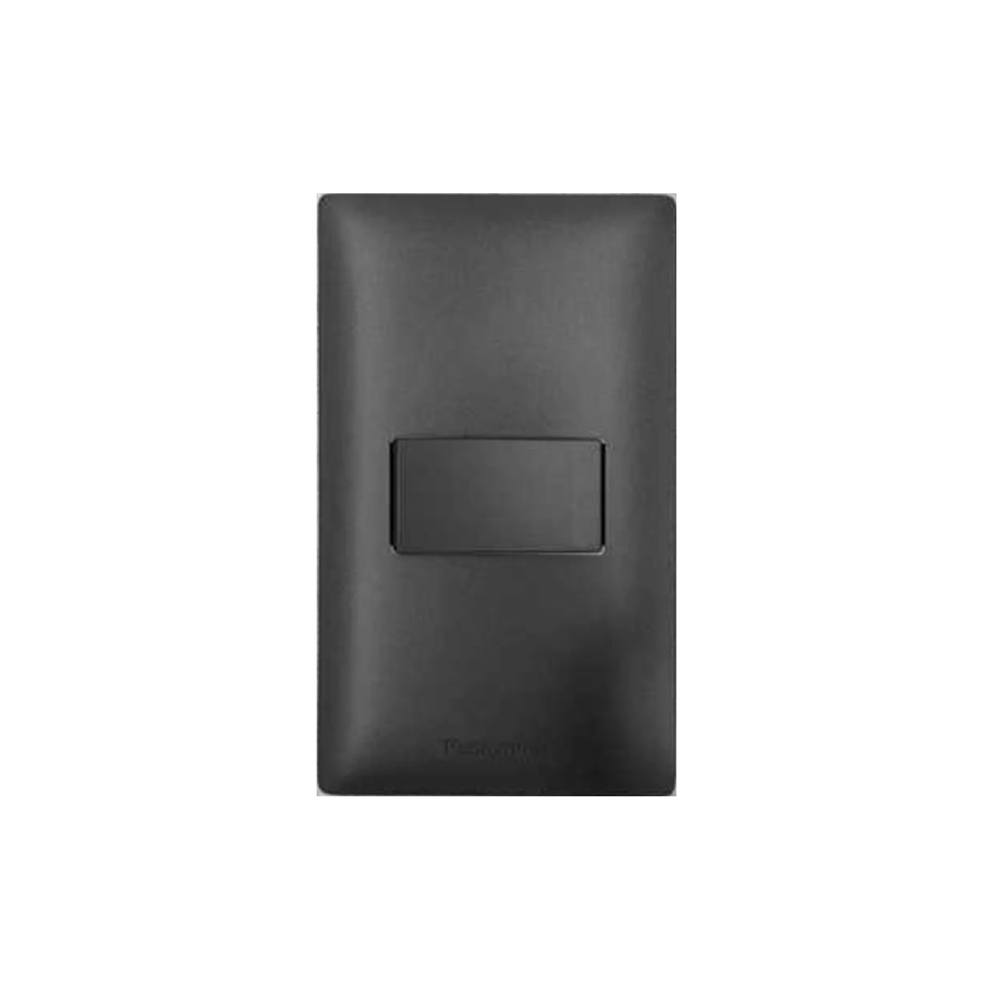 PANASONIC SWITCH REFINA WEGP-51511MB BP METALLIC BLACK UREA PLASTIC 1 GANG RECTANGULAR