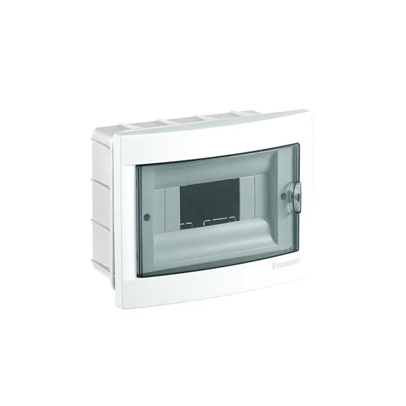 PANASONIC PANEL BOARD BQDT10811-PH WHITE ABS PLASTIC 8 BRANCHES FLUSH MOUNTED