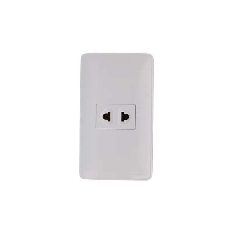 ZIGMA OUTLET ZWD101 WHITE PLASTIC ELECTRICAL 1-GANG