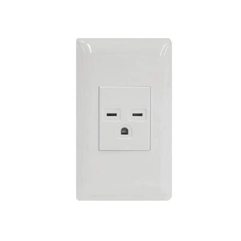 1 GANG AIRCON PLASTIC WHITE