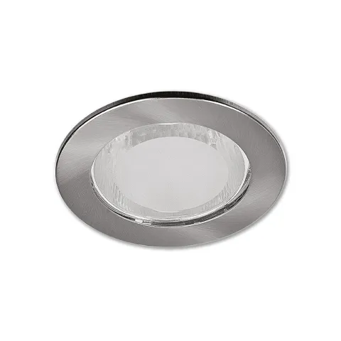 ZIGMA PINLIGHT FIXTURE XM2283W NICKEL MATTE RECESSED ROUND WITH GLASS