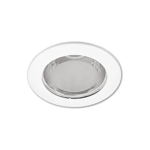 ZIGMA PINLIGHT FIXTURE XM2284W WHITE RECESSED ROUND WITH GLASS